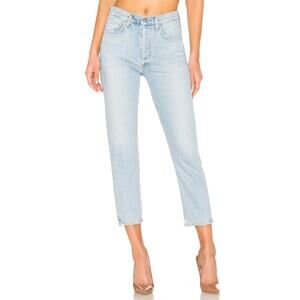 Citizens of Humanity Charlotte Crop High Rise Straight Jeans Size 29
